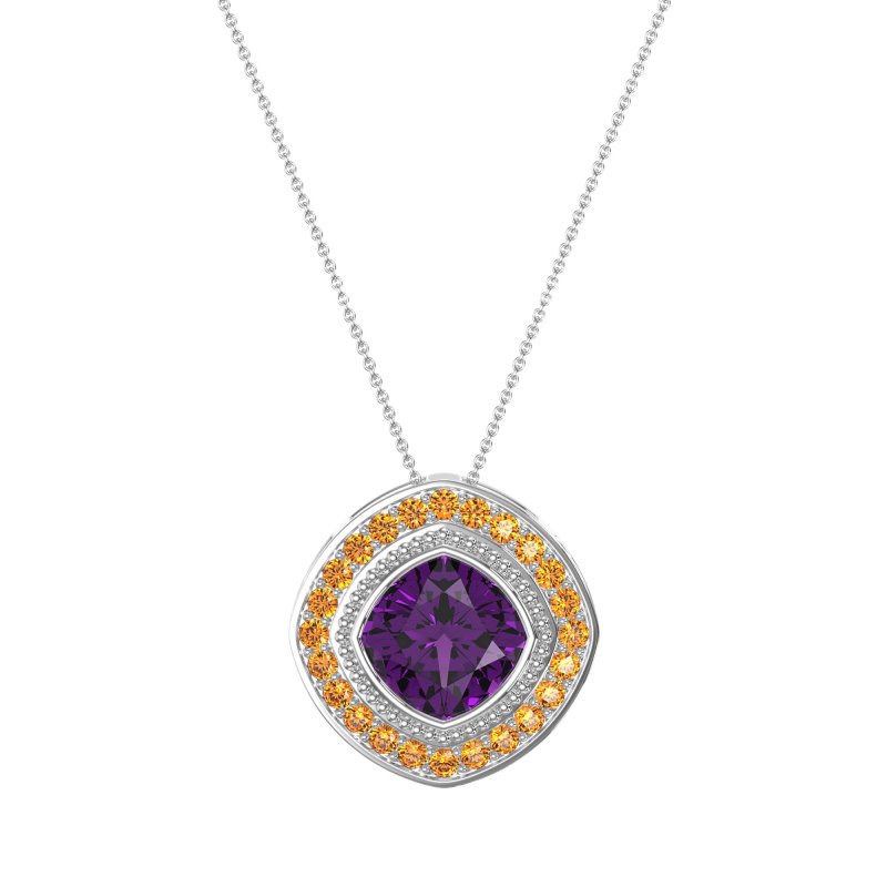 Cushion Art-Deco Necklace
