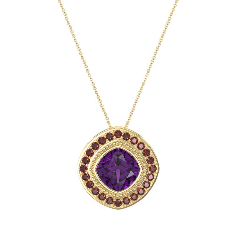 Cushion Art-Deco Necklace