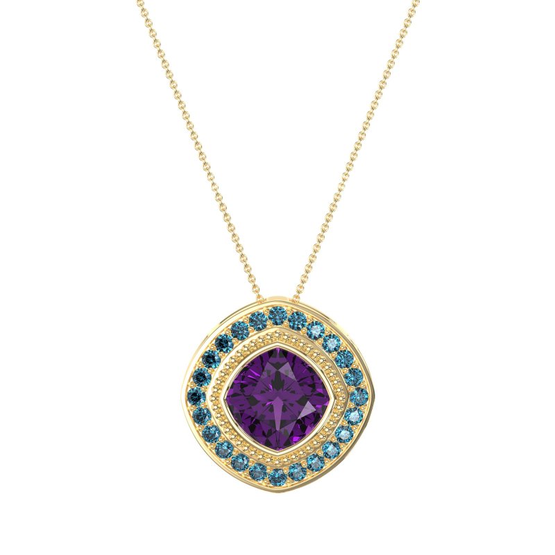 Cushion Art-Deco Necklace