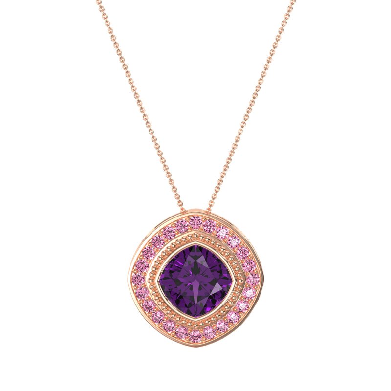 Cushion Art-Deco Necklace