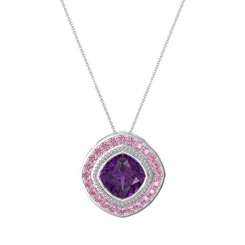 Cushion Art-Deco Necklace