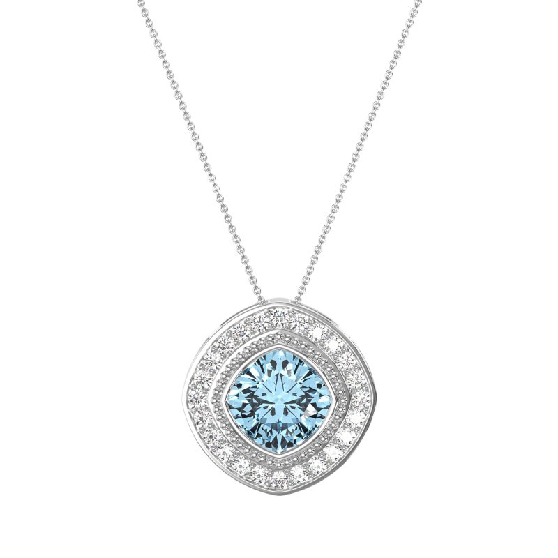 Cushion Art-Deco Necklace