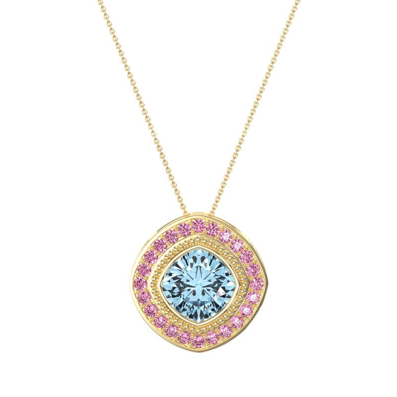 Cushion Art-Deco Necklace