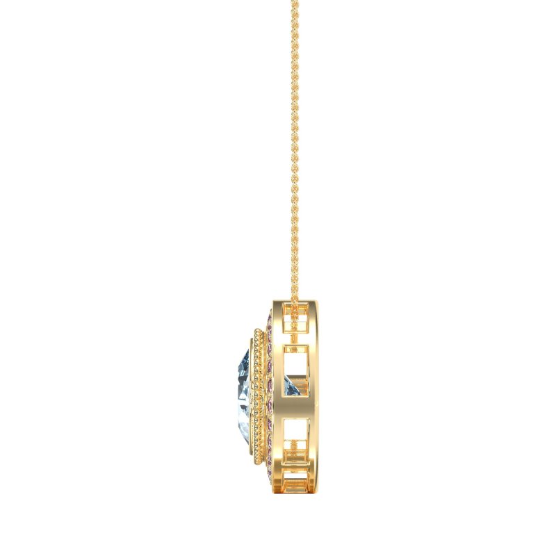 Cushion Art-Deco Necklace