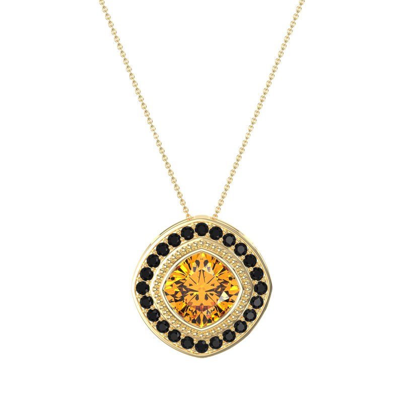 Cushion Art-Deco Necklace