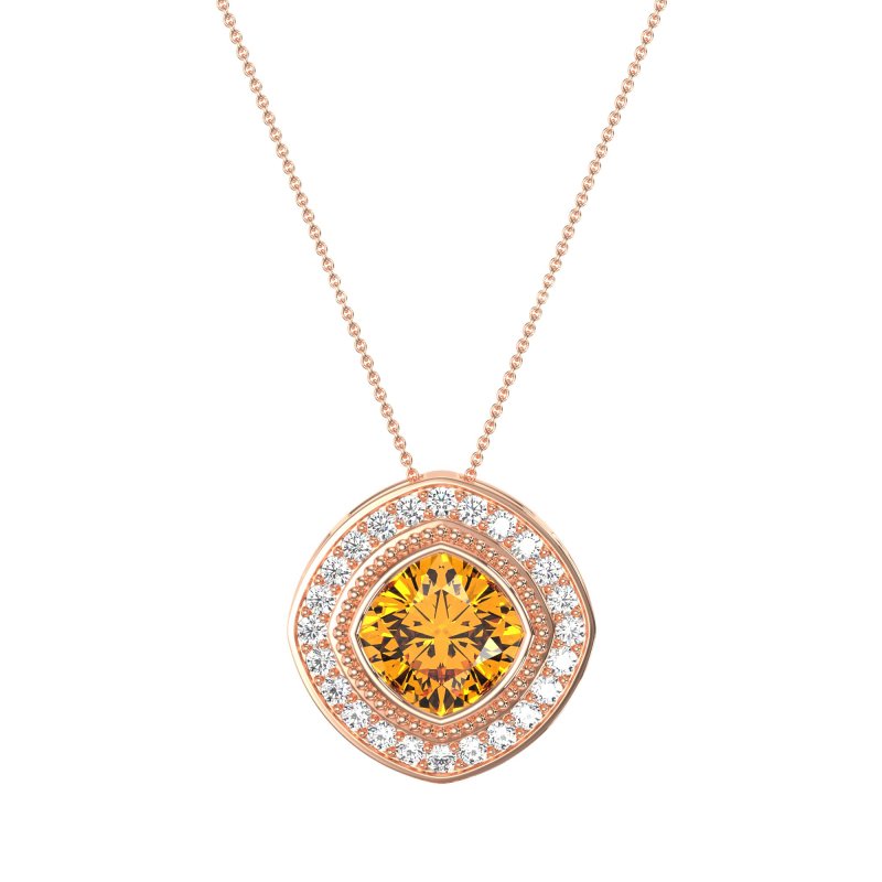 Cushion Art-Deco Necklace