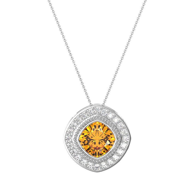 Cushion Art-Deco Necklace