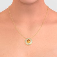 Cushion Art-Deco Necklace