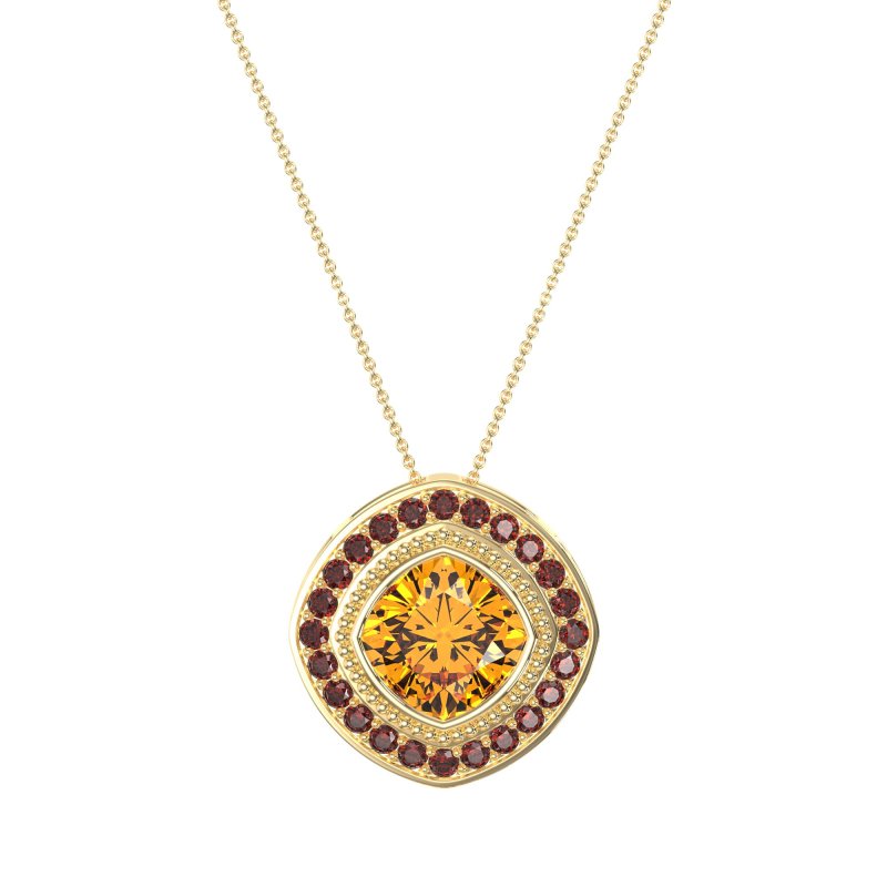 Cushion Art-Deco Necklace