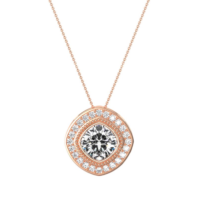 Cushion Art-Deco Necklace