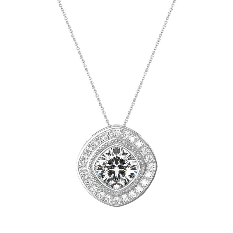 Cushion Art-Deco Necklace