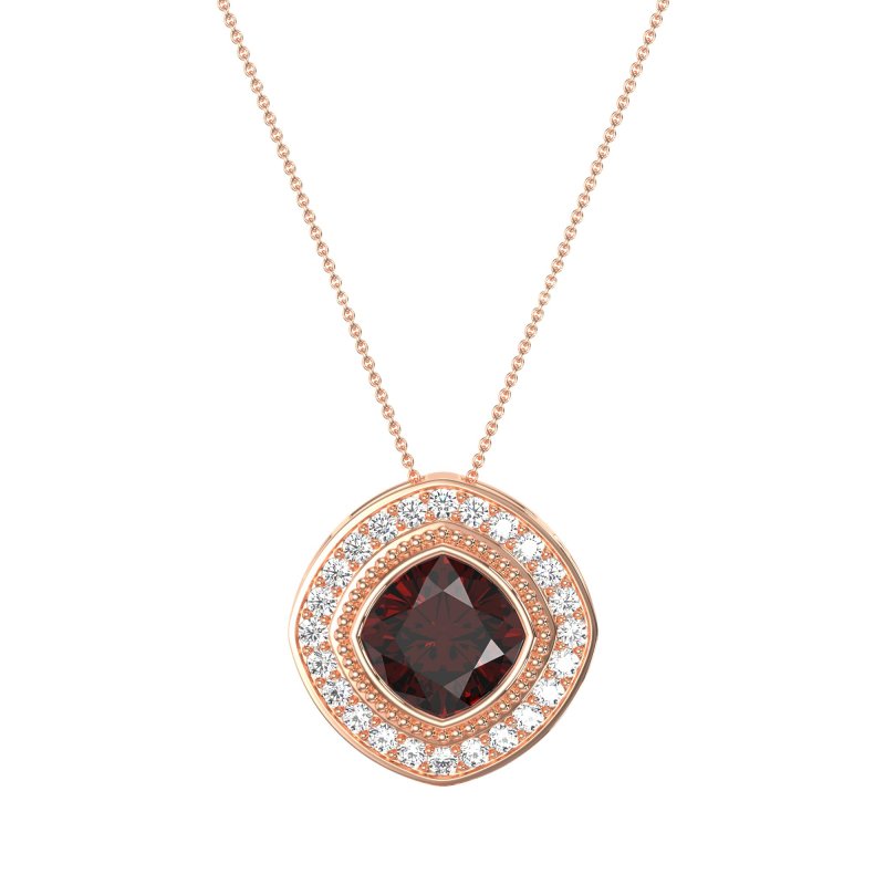 Cushion Art-Deco Necklace