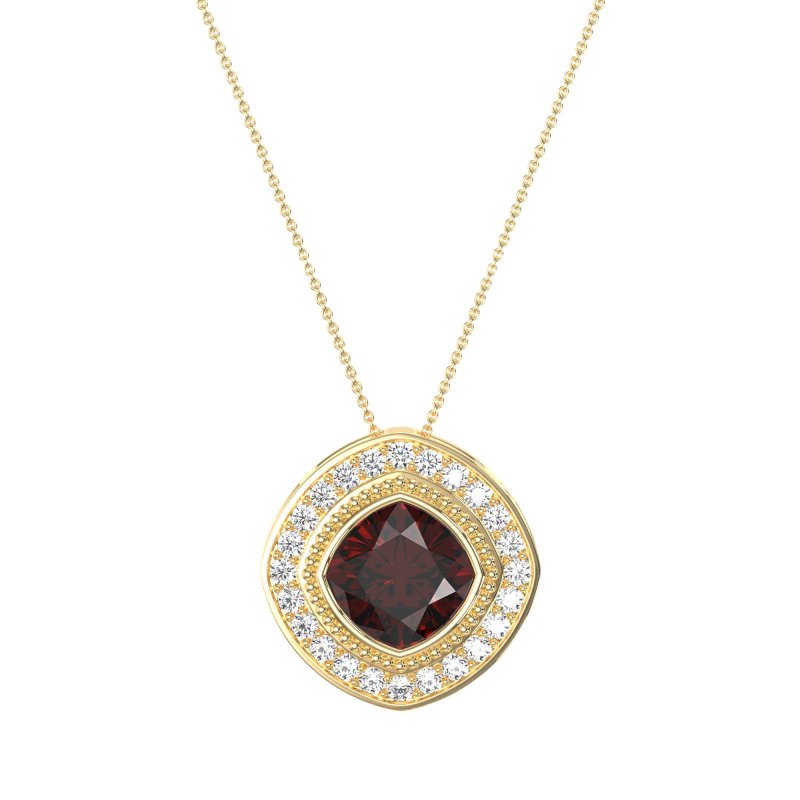 Cushion Art-Deco Necklace