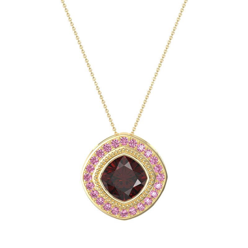 Cushion Art-Deco Necklace