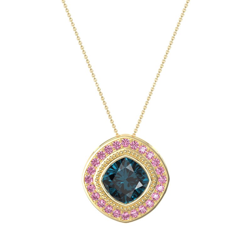Cushion Art-Deco Necklace