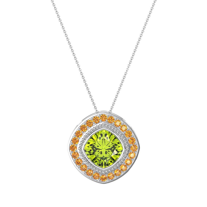 Cushion Art-Deco Necklace