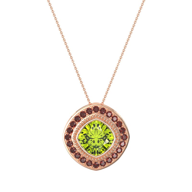 Cushion Art-Deco Necklace