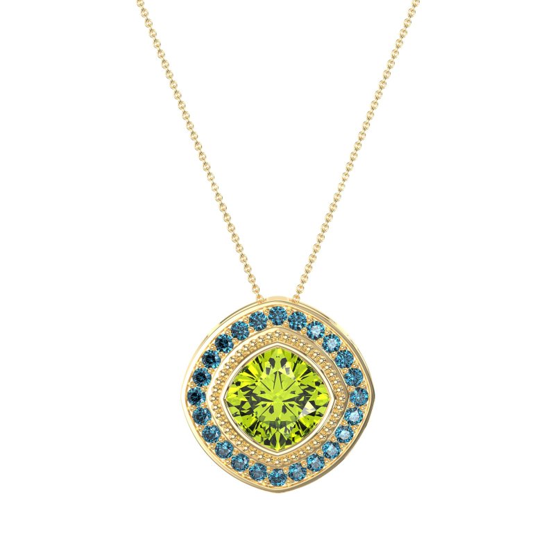 Cushion Art-Deco Necklace