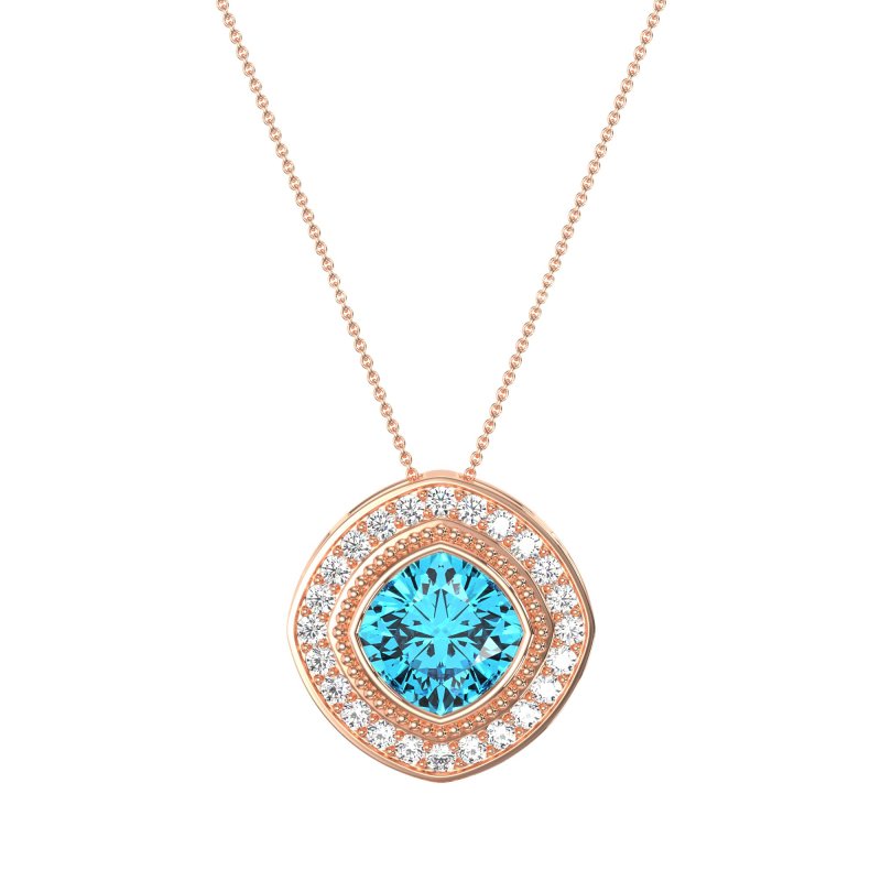 Cushion Art-Deco Necklace