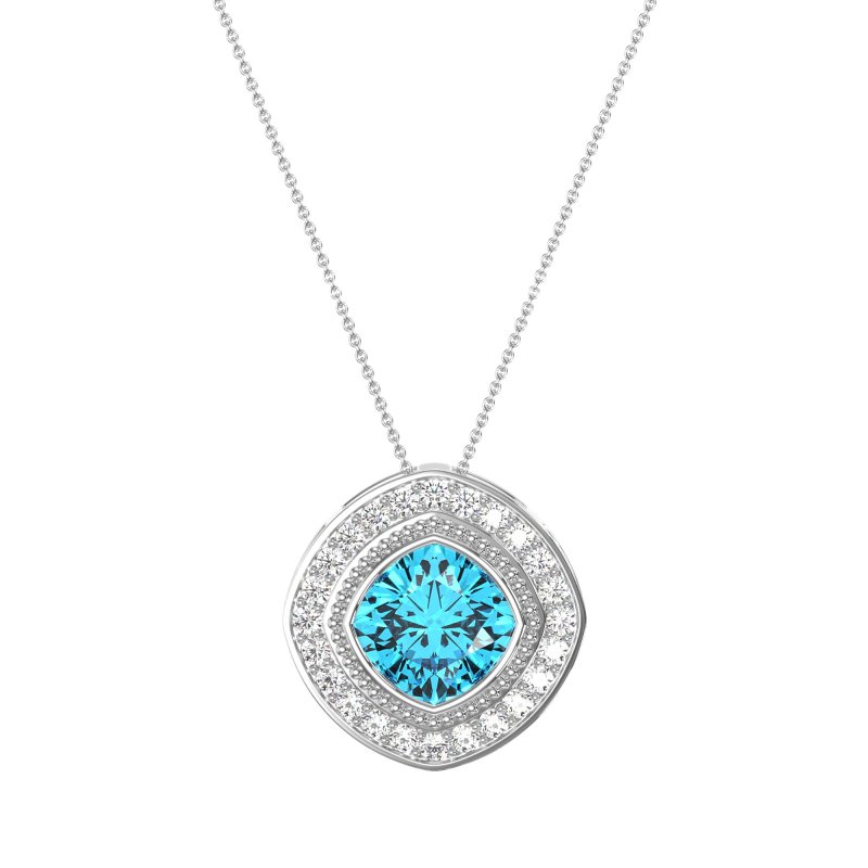 Cushion Art-Deco Necklace