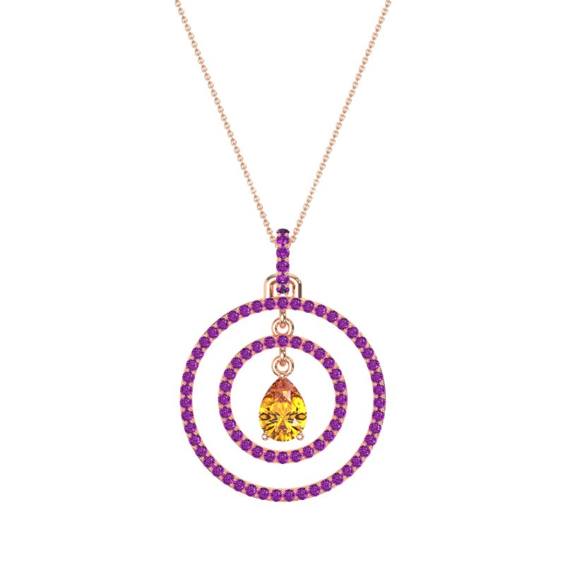 Endless Tear Drop Necklace