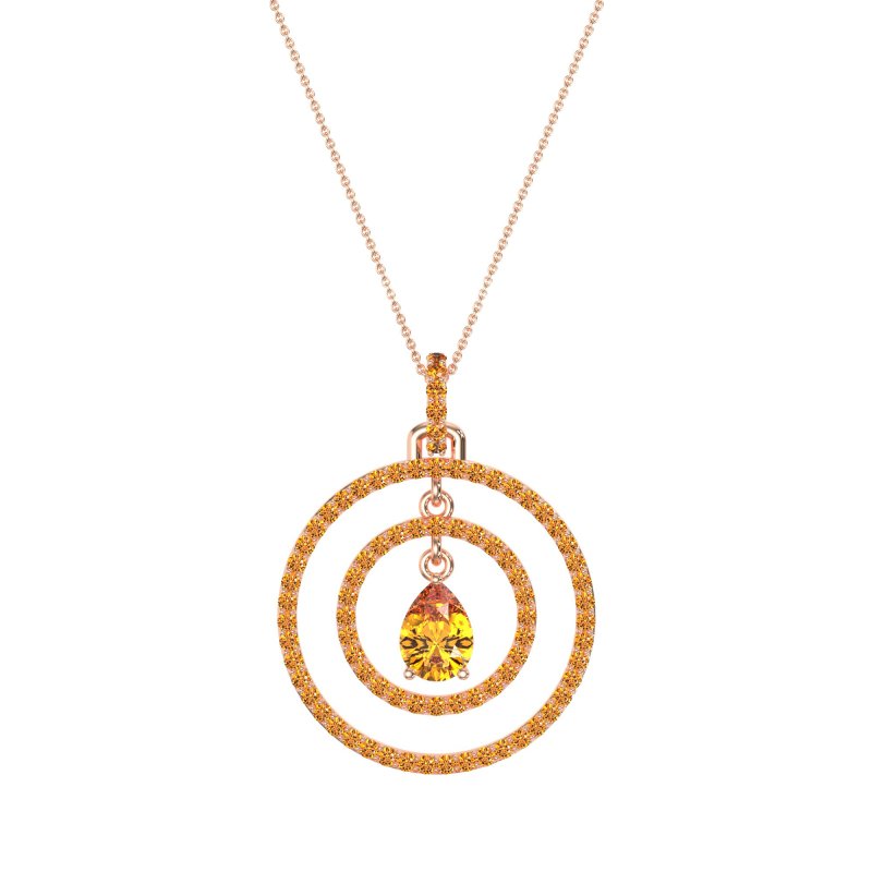 Endless Tear Drop Necklace