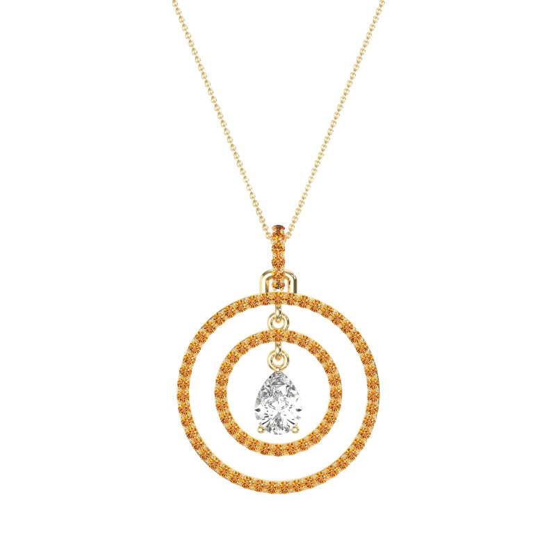 Endless Tear Drop Necklace