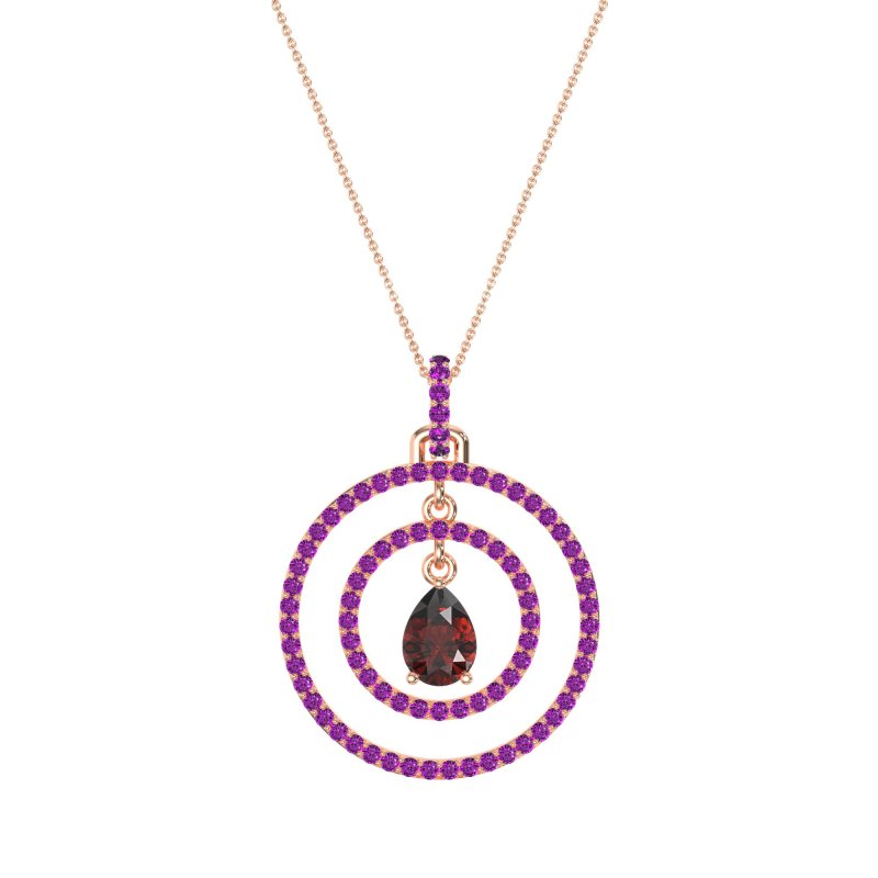 Endless Tear Drop Necklace