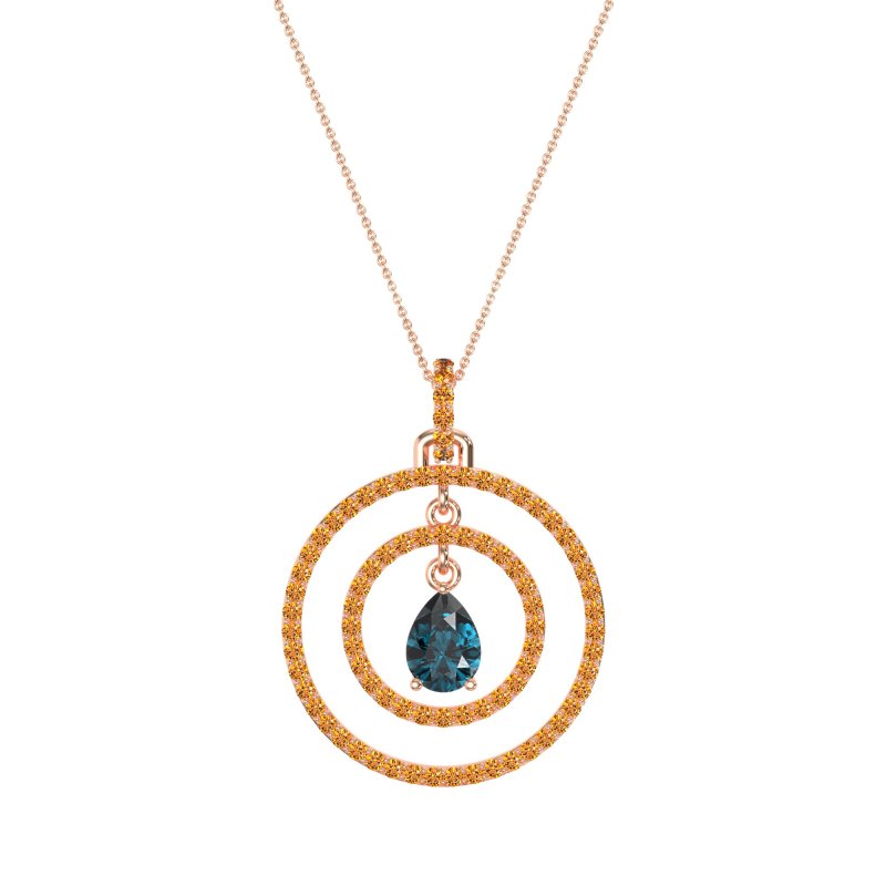 Endless Tear Drop Necklace