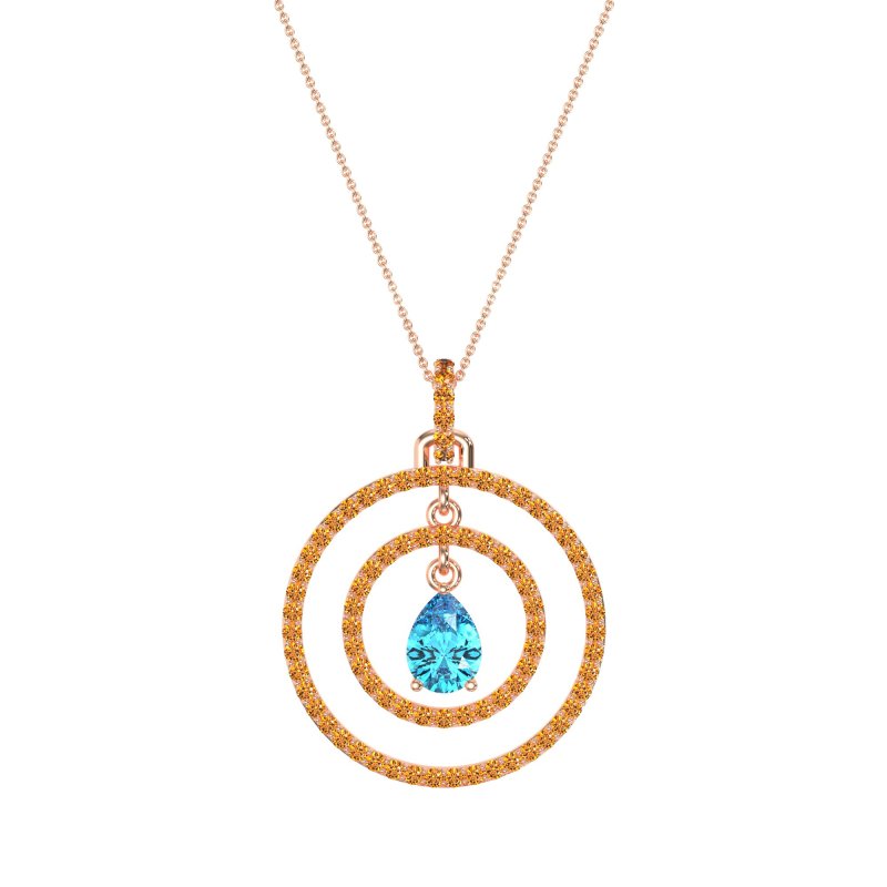 Endless Tear Drop Necklace