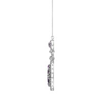 Medallion Pear Necklace