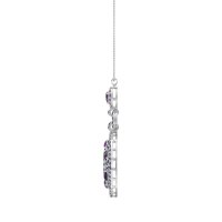 Medallion Pear Necklace