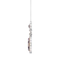 Medallion Pear Necklace