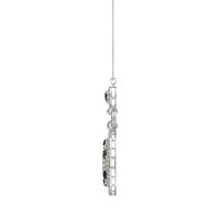 Medallion Pear Necklace