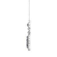 Medallion Pear Necklace