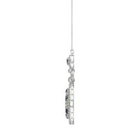 Medallion Pear Necklace