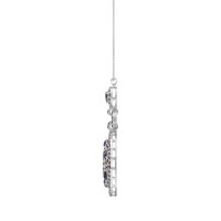 Medallion Pear Necklace