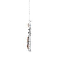 Medallion Pear Necklace