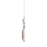 Medallion Pear Necklace