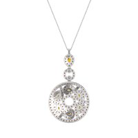 Medallion Pear Necklace