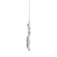 Medallion Pear Necklace