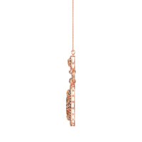 Medallion Pear Necklace