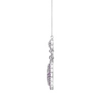 Medallion Pear Necklace