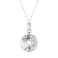 Medallion Pear Necklace