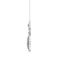 Medallion Pear Necklace