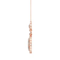Medallion Pear Necklace