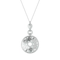 Medallion Pear Necklace