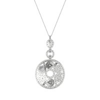 Medallion Pear Necklace