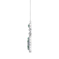Medallion Pear Necklace