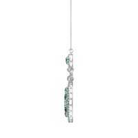 Medallion Pear Necklace